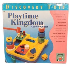 Vintage Discovery Toys Playtime Kingdom Activity Center 1998 NEW RARE
